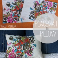 How-To: Fabric Placemat Pillows