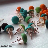 How-To: Polymer Clay Geometric Dome Earrings