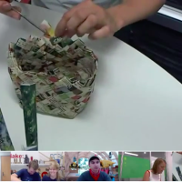 Maker Camp: Recycled Paper Baskets with Tiffany Threadgould