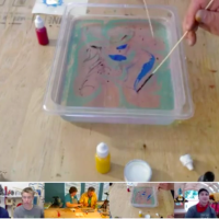 Maker Camp: Paper Marbling with Dale Dougherty