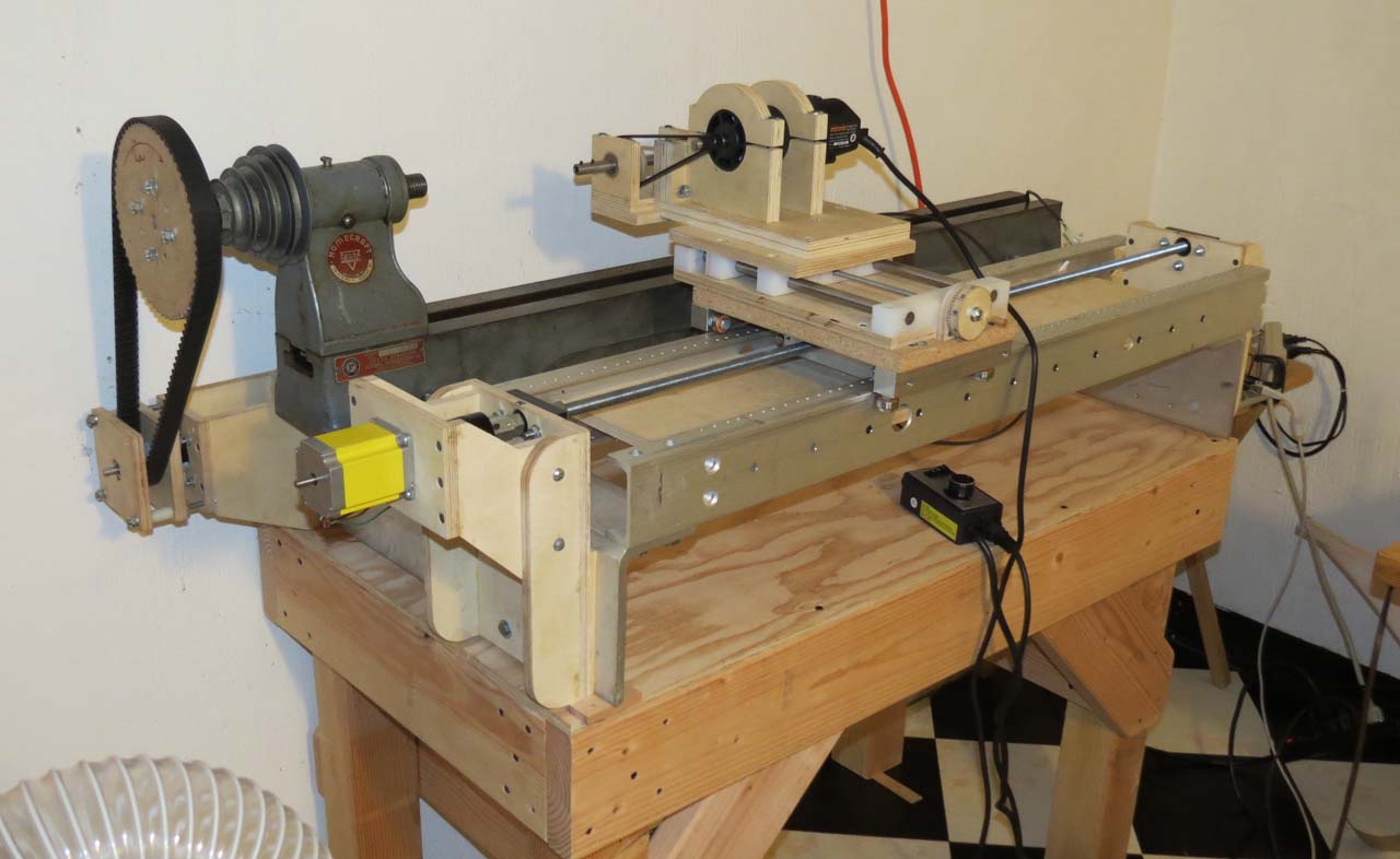 Woodworking lathe plans