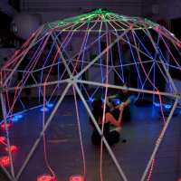 DomeStar, a 6400-LED Geodesic Dome