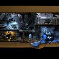 Ginormous Lego Batcave Diorama