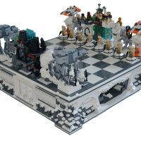 Lego Hoth Chess Set