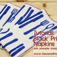 Block Printed Napkins