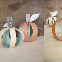 How-To: Patterned Paper Pumpkins