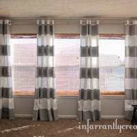 How-To: Striped Curtains