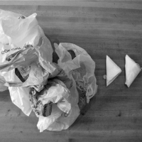 How-To: Triangle Folded Plastic Bags