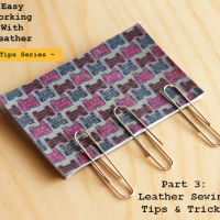 Tips and Tricks for Sewing Leather