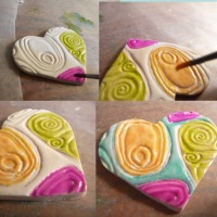 How-To: Use Alcohol Inks for a Glazed Look on Polymer Clay