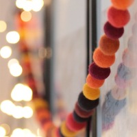 How-To: Felted Ball Garland