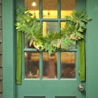 Flashback: Make a Sewn Leaf Garland