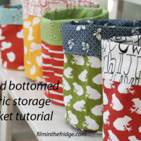 Fabric Storage Bucket Tutorial