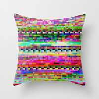 Glitch Throw Pillow Covers