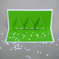 How-To: Christmas Pixel Popup Cards