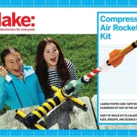 In the Maker Shed: Getting Started with Compressed Air Rockets Kit