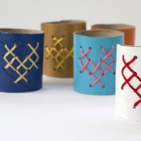 How-To: Toilet Paper Tube Napkin Rings