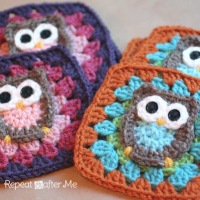 How-To: Crocheted Owl Granny Square