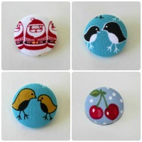 How-To: Fabric Scrap Button Brooch