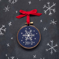 How-To: Stitched Snowflake Ornament