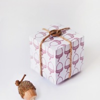 Downloadable Acorn Print Thanksgiving Gift Box