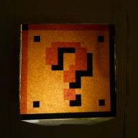 Mario Coin Block Lamp