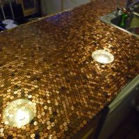 Install a Penny Countertop