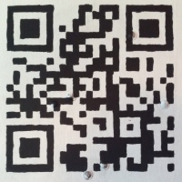 Painting a One-Off QR Code on a Large Surface