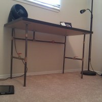 Create Your Own Custom Desk from Plumbing Pipe