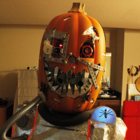 Mutant Cyborg Pumpkin Halloween Costume