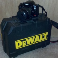 DSLR Camera Case from an Old Toolbox