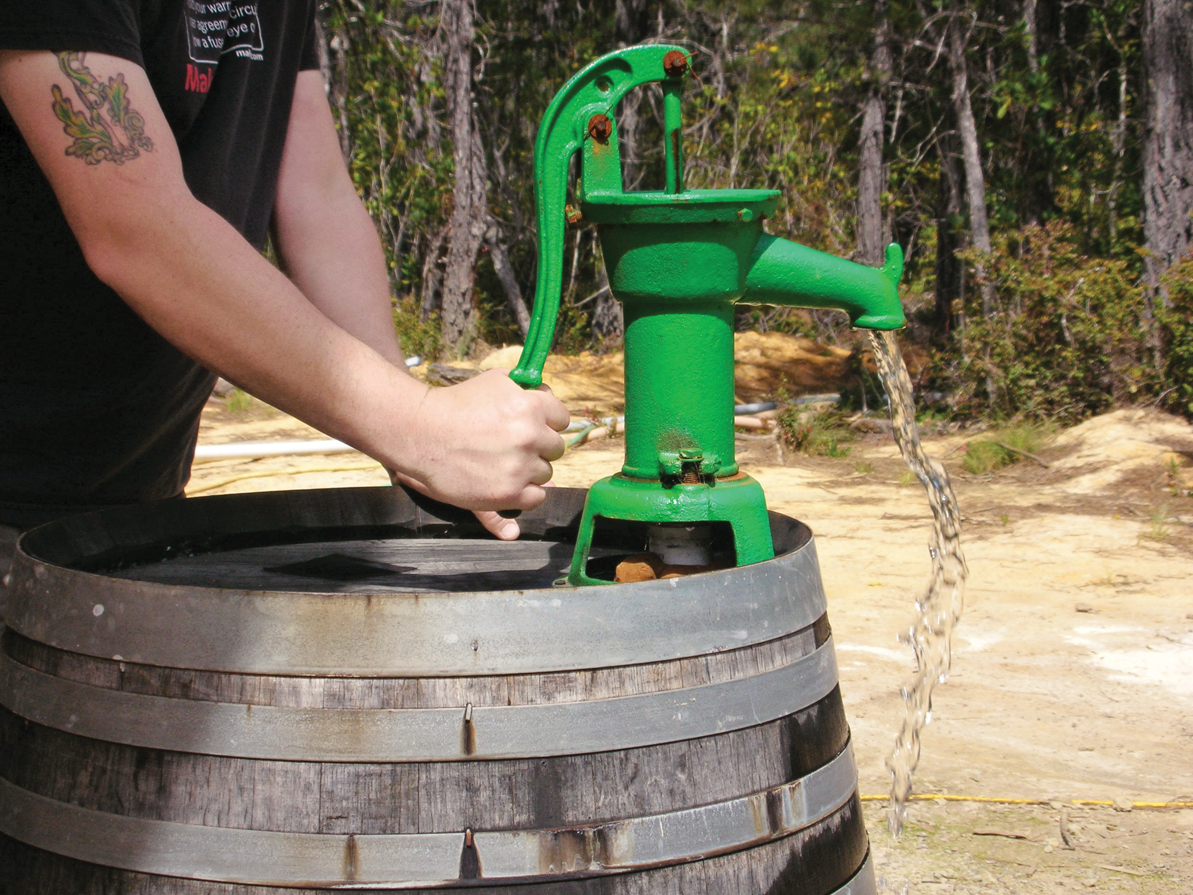 Barrel Water Collector Make: