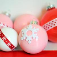 Painted Christmas Tree Ornaments