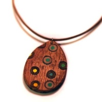 Flashback: Wooden Jewelry Made of Wood Scraps and Colored Pencils