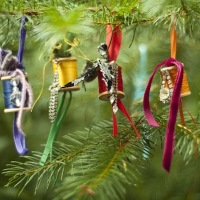 Flashback: Sparkling Thread Spool Ornaments