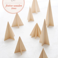 DIY Festive Wooden Trees