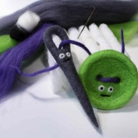 How-To: Needle Felted Needle and Button Set