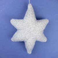 Free Knit Star Ornament Pattern