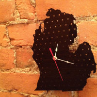 Laser-Cut State Wall Clocks