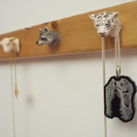 Animal Figurine Jewelry Rack