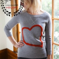 How-To: Felted Heart Sweater