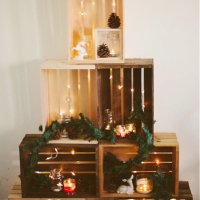 Wooden Crate Christmas Tree