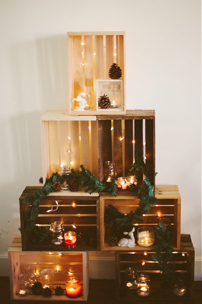 Wooden Crate Christmas Tree Make: