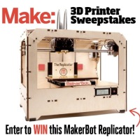 Have You Entered Our 3D Printer Sweepstakes? (This Contest is Now CLOSED)