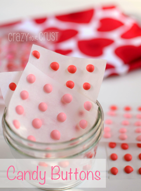 Valentine Candy Buttons