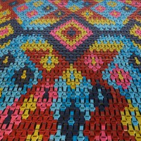 A Carpet From Digital Watches