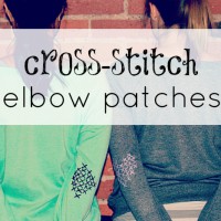 How-To: Cross-Stitch Elbow Patches