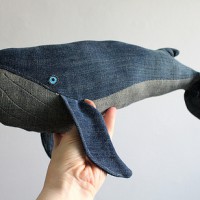 How-To: Demin Whale Stuffed Toy