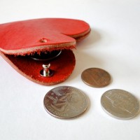 How-To: Easy Leather Heart Coin Purse