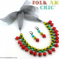 How-To: Folk Art-Inspired Necklace and Earring Set